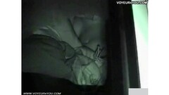 Asian couple fuck in the car at night Thumb