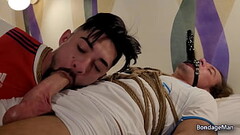 Mike Bebecito and Matheus Henk tied up and gagged together after football game | PREVIEW Thumb