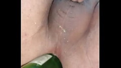 Gay anal eggplant and bottle Thumb