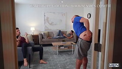 Step Your Bussy Up / MEN / Dante Colle, Pierce Paris, Michael DelRay  / watch full at  www.sexmen.co Thumb