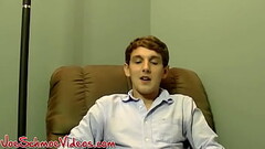 Young amateur Woody receives blowjob from mature man Joe Thumb