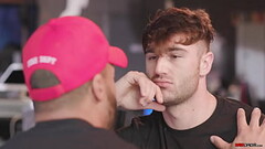 Gay firefighters Michael Boston and Dillon Diaz fuck in the club Thumb