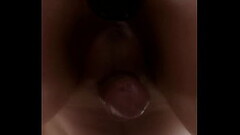 Messy anal with huge black dildo Thumb
