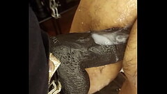 Черный страпон в сперме Thumb