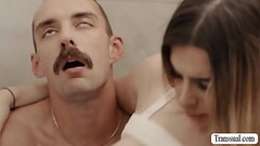 TS maid analed by boss in laundry room Thumb