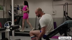 Perv bald barebacks shemale gym buddy Thumb