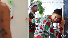 Office XXXmas Party / MEN / Chris Damned, Felix Fox, Cody Seiya/ full video www.sexmen.com/ma Thumb