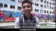 Hot Twink Latin Boy With Braces Fucks Young Stranger For Cash  - Lio, Bruno Thumb