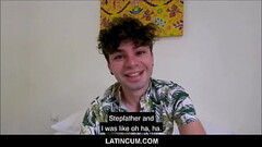 Cute Twink Latino Boy Stepson With Stepdad In On Beach &amp_ Shower - Joe Dave, Marco Thumb