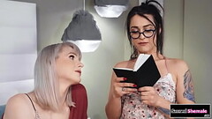 Latin tgirl Khloe Kay rims and barebacks trans Lianna Lawson Thumb