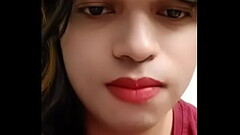 Desi Indian Shemale TS Zoey Leone shows her blowjob skills Thumb