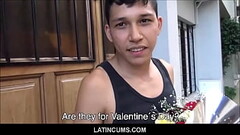 LatinCums.com - Straight Twink Latin Boy Paid Cash Outdoor Fuck With Producer POV Thumb