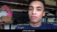 LatinCums.com - Young Straight Latino Teen Boy With Braces Gay For Pay POV Thumb