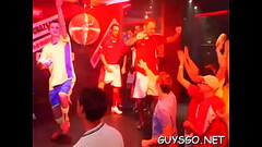 Hard body males partying mad Thumb