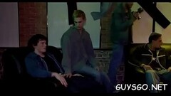 Crazy dudes loving ravishing gay orgy Thumb