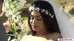 Ladyboy Eva finally gets anal by Husband Thumb