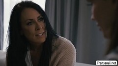 TS Natalie Mars fucks MILF Reagan Foxx Thumb
