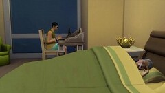 step Son Fucks Mom After Masturbating In Front Of The Computer Thumb