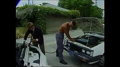 Playful ring snatcher Paul Morgan helped ethnic fellow Brad Hanson to jumpstart his car and took sti Thumb