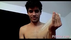 Pissy homo fetish porn in solo Thumb