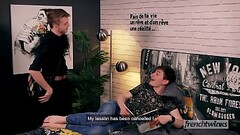 CONDOM FREE - Young Cheating Twink Nearly Gets Caught by Boyfriend Thumb
