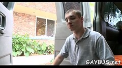 Gratifying blowjob with a homosexual Thumb