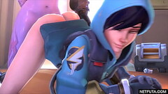 Widowmaker fucks Tracer in Paris [SOUND] Thumb