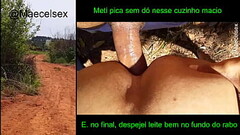 Arrombei o cuzinho do safado no meio do mato Thumb