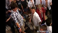 Chaps fuck and spray every other Thumb