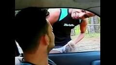 Wheatish complexion Brazilian fagalah Gabriel Layd got his cock-hungry buttonhole nailed by his frie Thumb