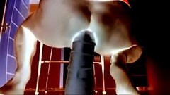Sentando no consolo grosso com muito  efeito.@!!!! Thumb