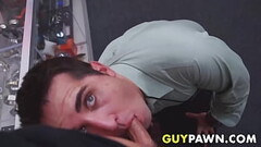 Naughty pawn broker deeply dicking his customer Thumb