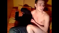 Naked straight guy bothering friend Thumb