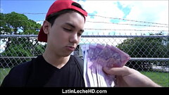 Amateur Virgin Latino Boy In Red Baseball Cap Paid To Fuck Stranger He Met On Streets POV Thumb