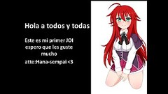JOI en espa&ntilde_ol con R&iacute_as Gremory hentai Thumb