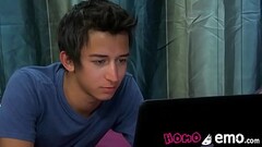 Young skinny gay buds in steamy anal fuckfest session Thumb