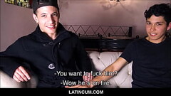 Two Twink Spanish Latino Boys Get Paid To Fuck In Front Of Camera Guy Thumb