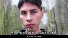 Young Broke Latino Twink Has Sex With Stranger Off Street For Money POV Thumb