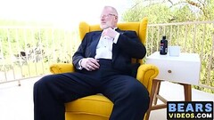 Mature bear Rusty McMann masturbates passionately solo Thumb