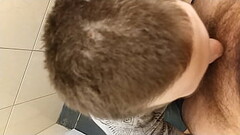 Deep throat blowjob in a mall restroom Thumb